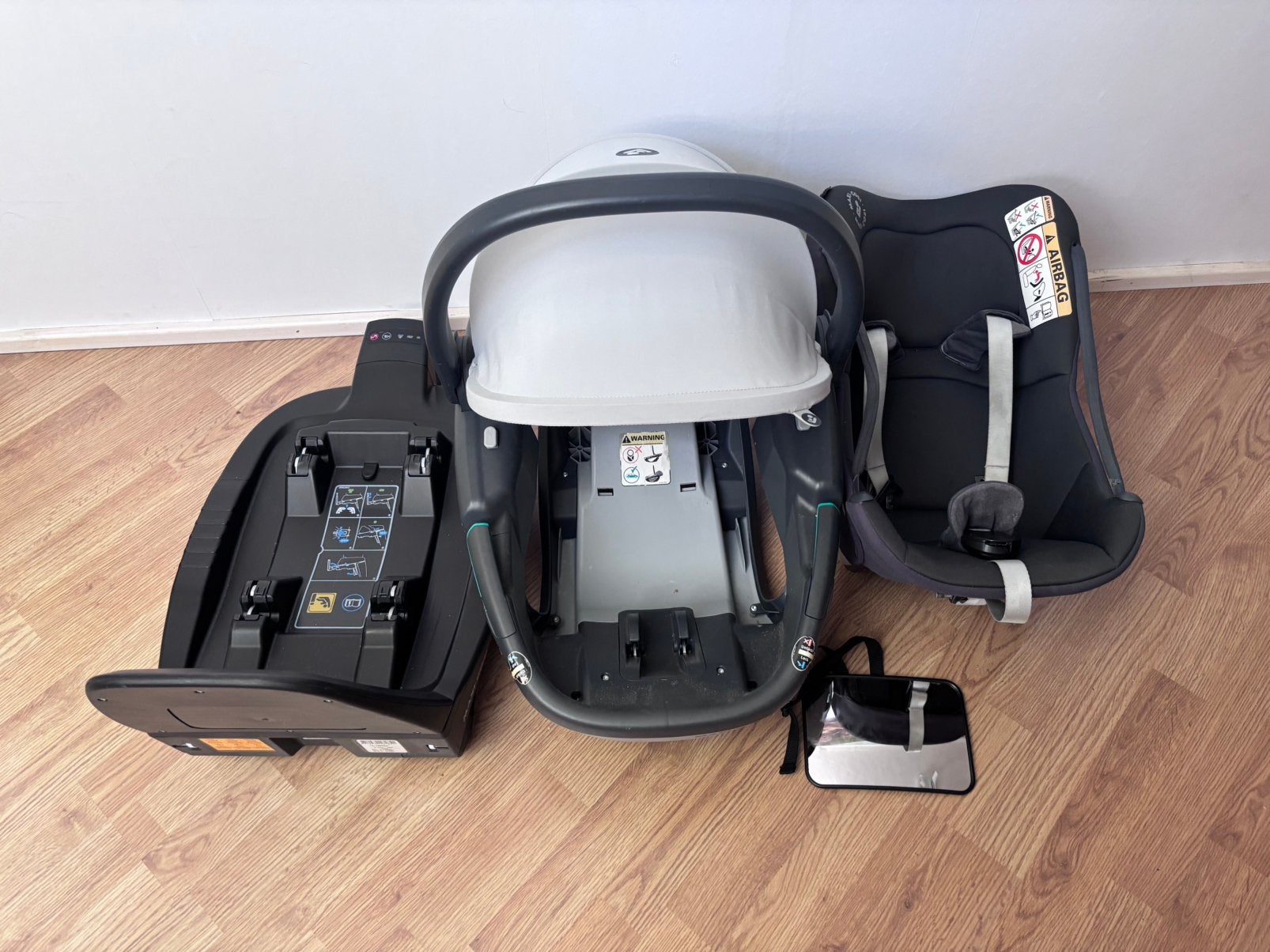 Maxi Cosi Coral met Isofix systeem en spiegel, Kinderen en Baby's, Autostoeltjes, Ophalen, Zo goed als nieuw, Isofix, 0 t/m 13 kg