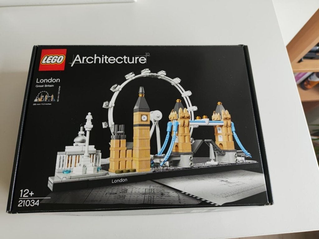 LEGO Architecture London 21034 compleet met doos, Ophalen, Inclusief instructies, Gebruikt, Lego