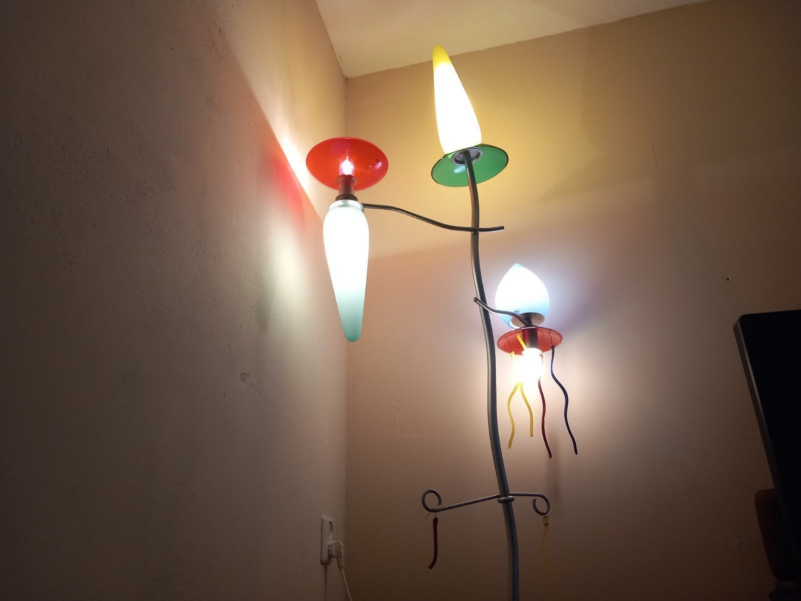 Artemide Andrea Anastasio Giocasta, Ophalen, Zo goed als nieuw, Glas, Overige typen
