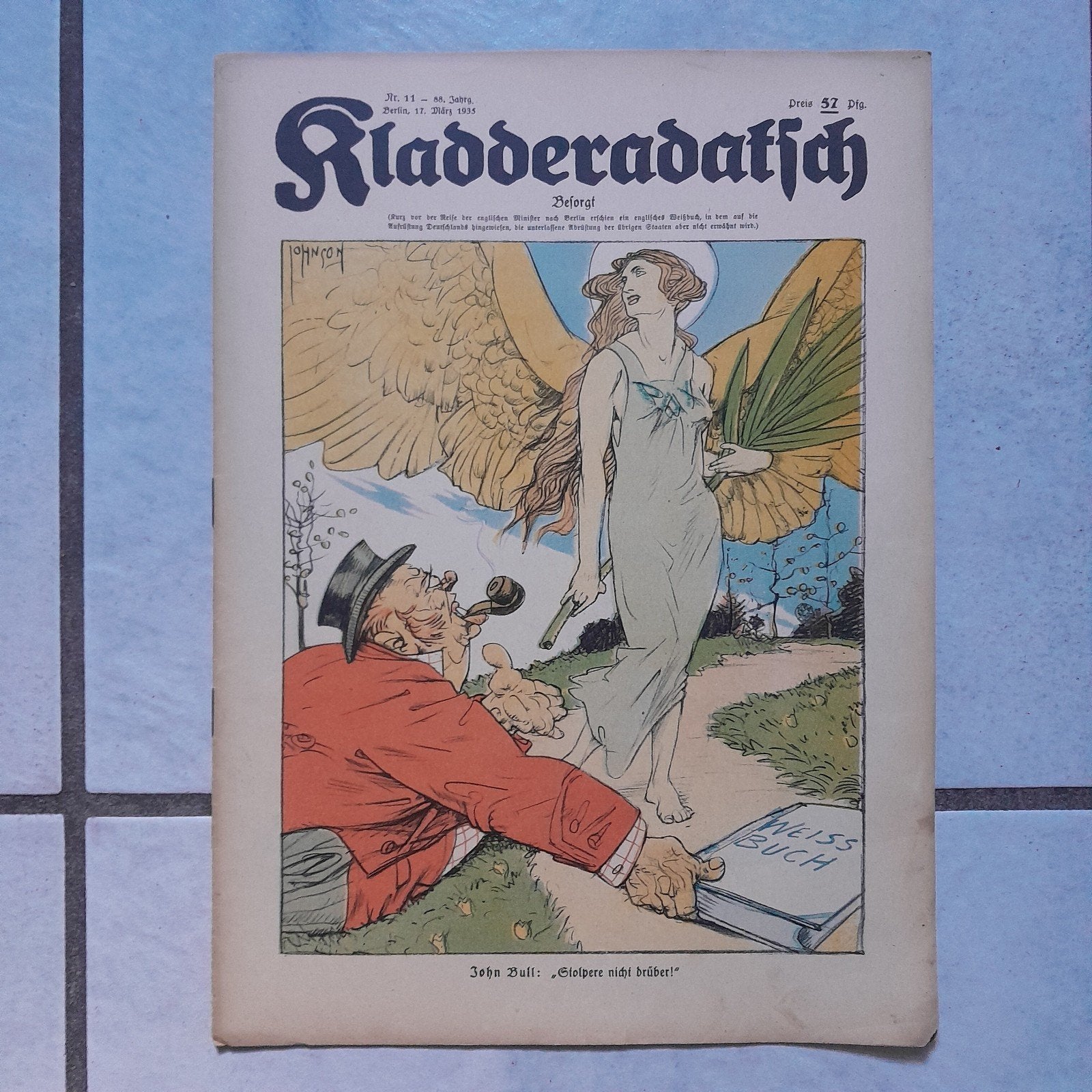 Kladderadatsch Duits tijdschrift oa winterhulp, Ophalen of Verzenden, Duitsland, Boek of Tijdschrift