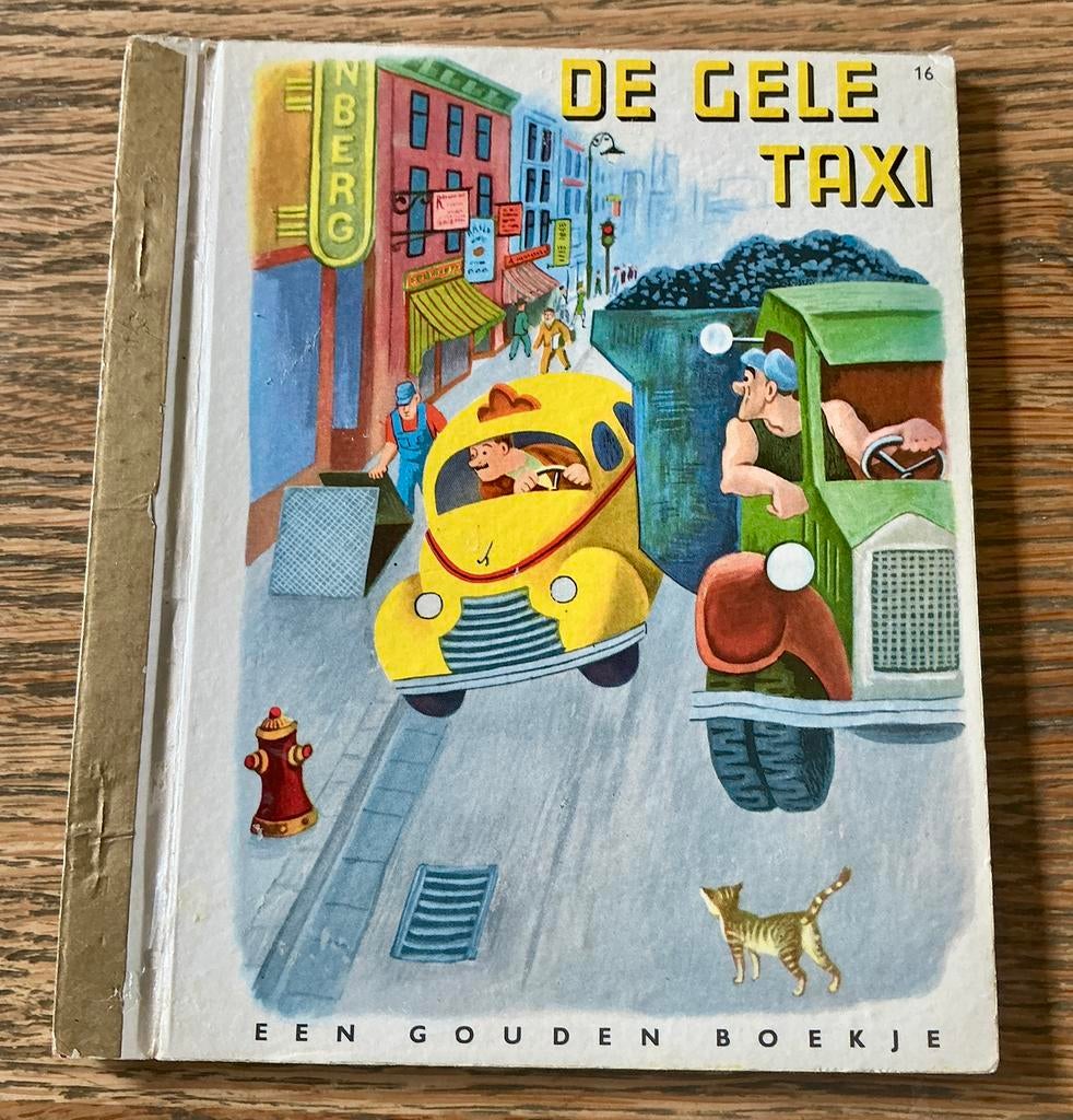 Oud Gouden Boekje De Gele taxi Annie M.G Schmidt Bezige Bij, Gelezen, Fictie algemeen, Jongen of Meisje, Gouden boekje