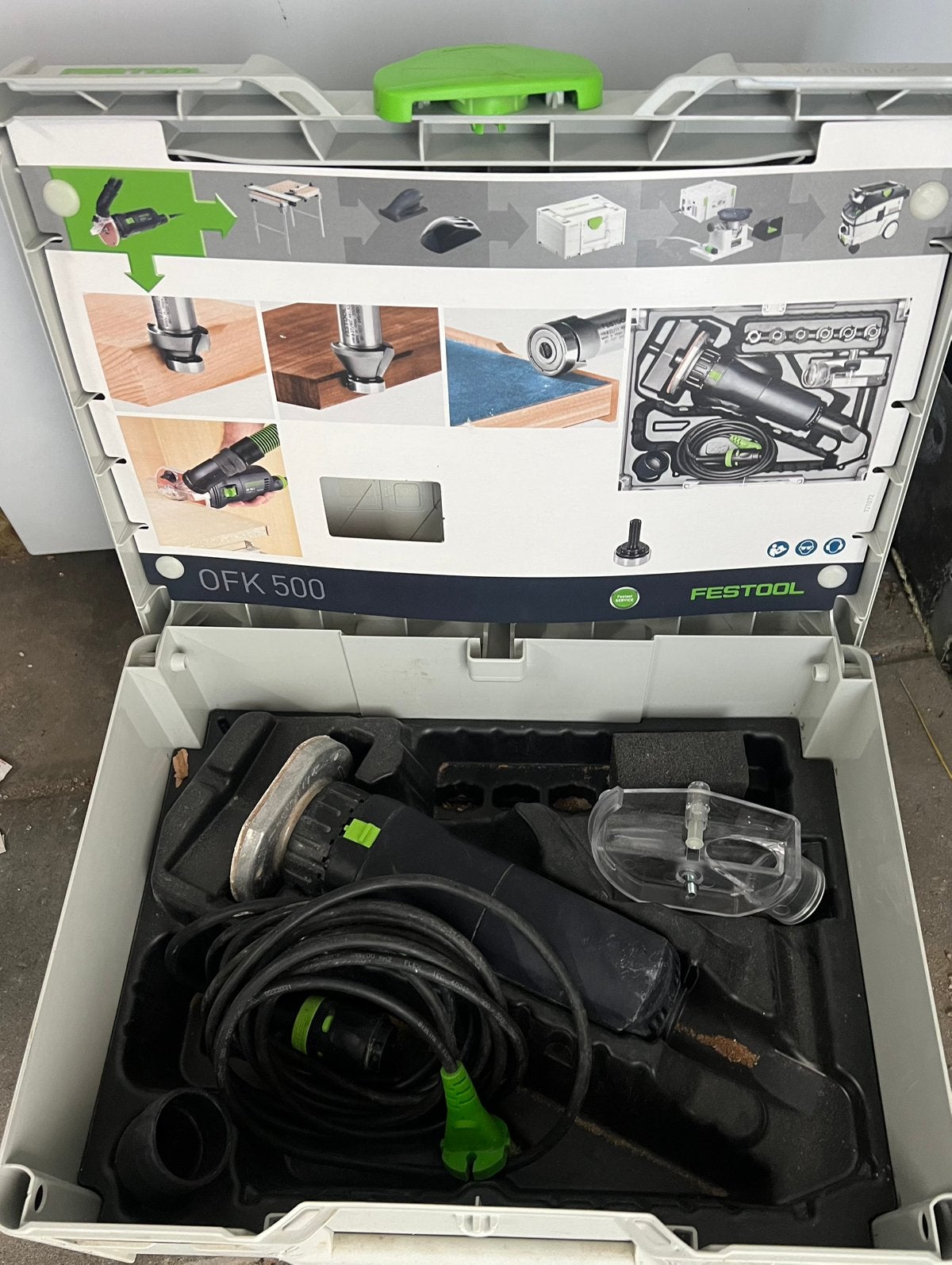Festool ofk 500, Ophalen of Verzenden, Zo goed als nieuw, 1200 watt of meer