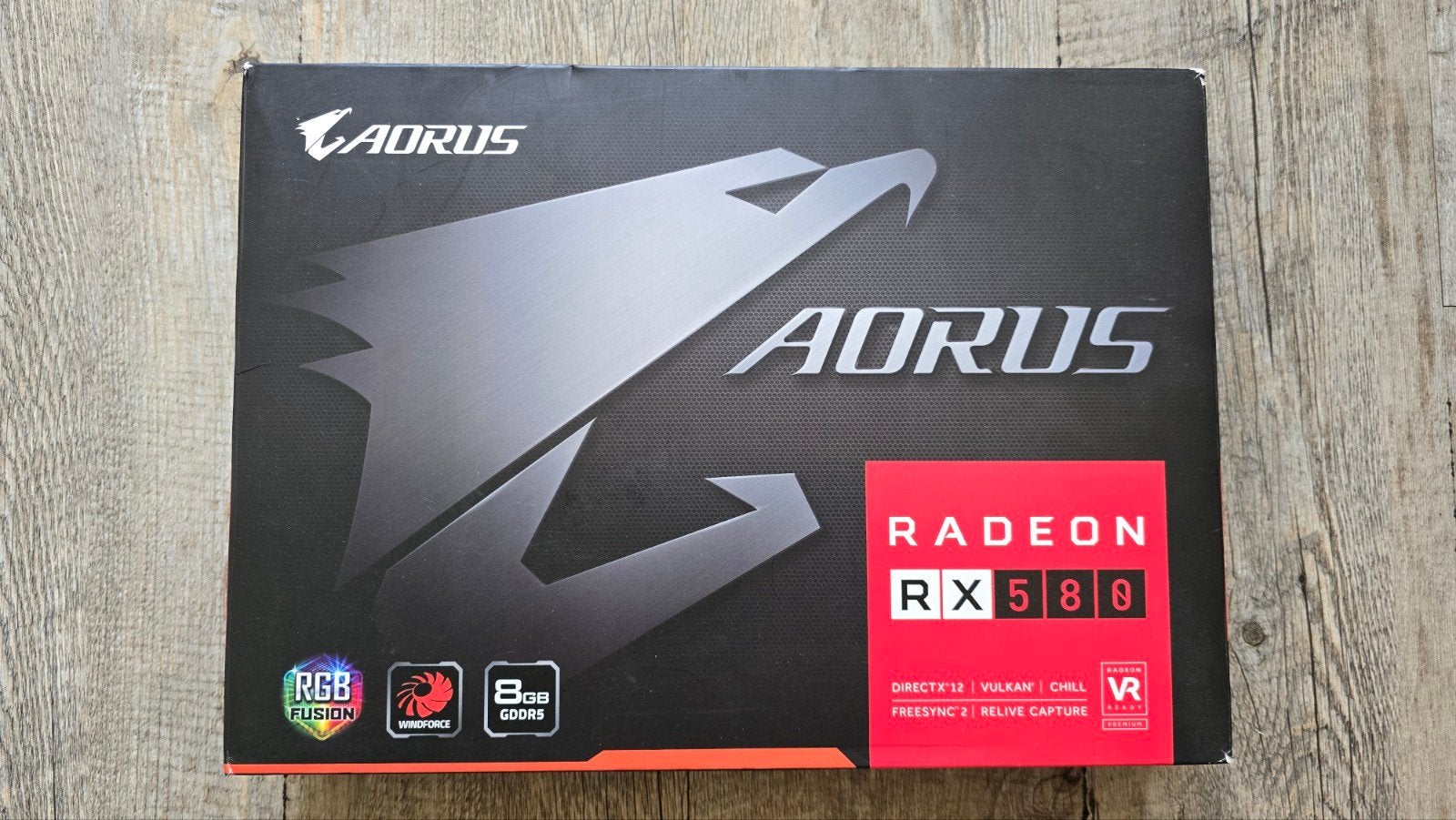 AORUS Radeon RX 580 8GB videokaart, Computers en Software, Videokaarten, Zo goed als nieuw, AMD, PCI-Express 3.0, GDDR5, HDMI