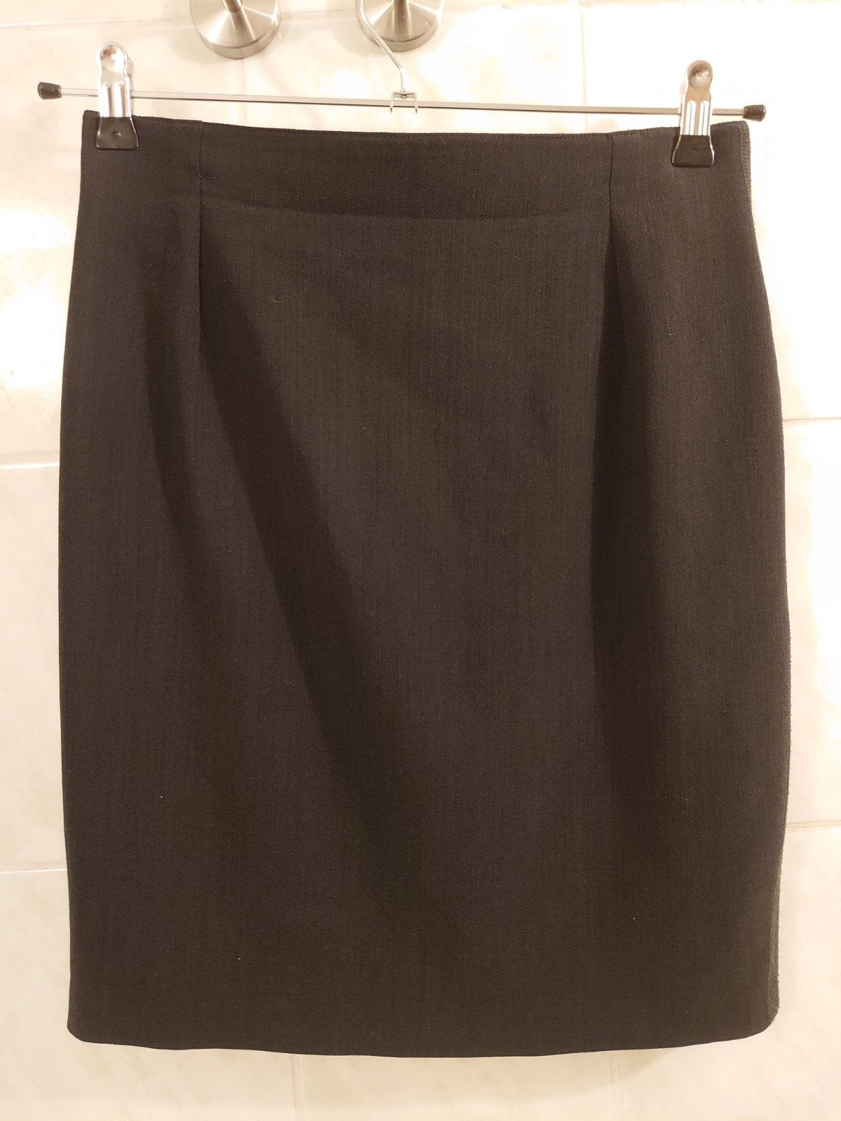 Z.g.a.n donker grijs rok - Max Mara zgan, Kleding | Dames, Max Mara, Ophalen of Verzenden, Zo goed als nieuw, Knielengte