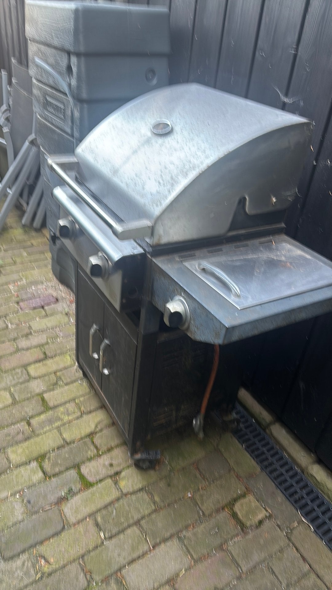 Gasbarbecue, Ophalen, Gebruikt