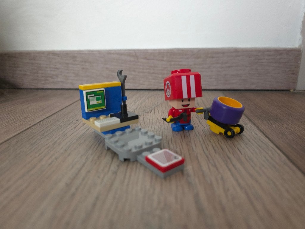 LEGO Super Mario Mario Kart – Toad (pitstop) - 30702, Overige thema's, Lego, Ophalen of Verzenden, Zo goed als nieuw