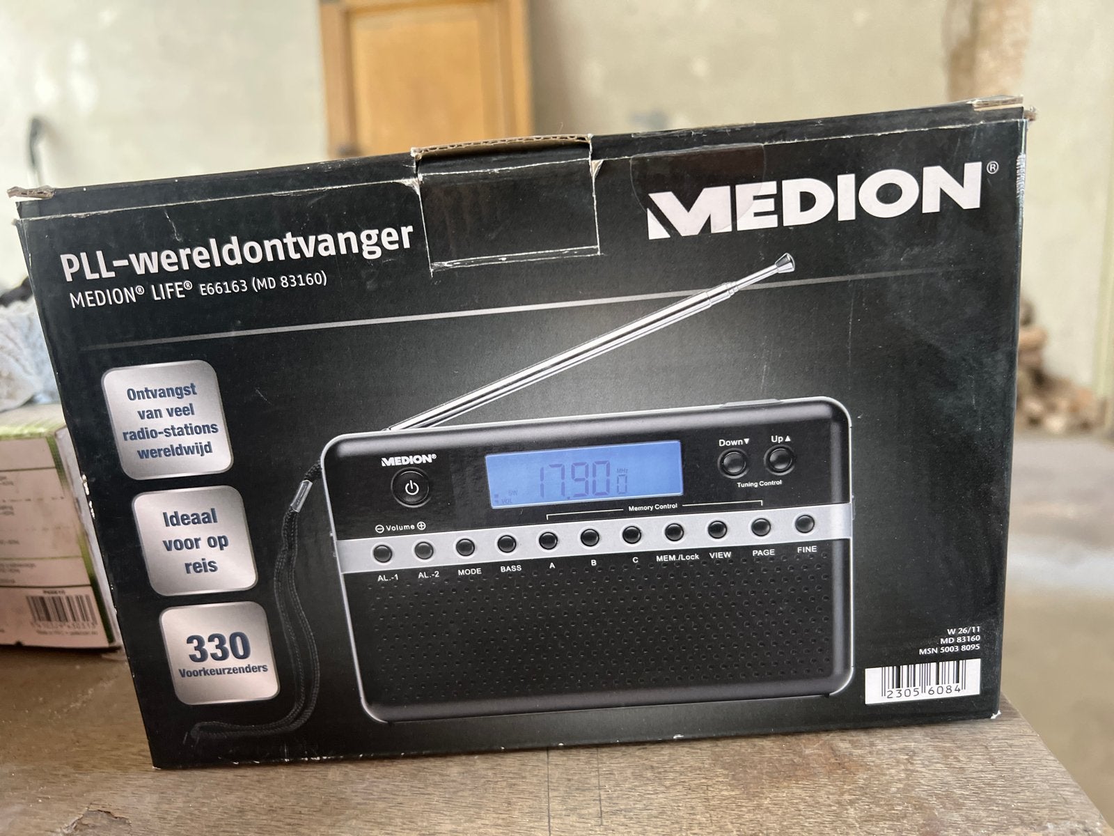 Medion PLL-wereldontvanger E66163 (MD 83160), Ophalen of Verzenden, Gebruikt, Wereldontvanger