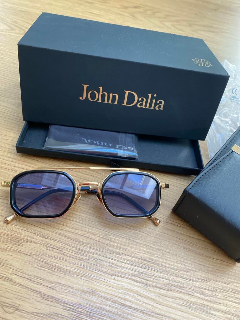 John Dalia Anthony C134 Zonnebril - Zo goed als nieuw, Overige merken, Zonnebril, Zwart, Ophalen of Verzenden