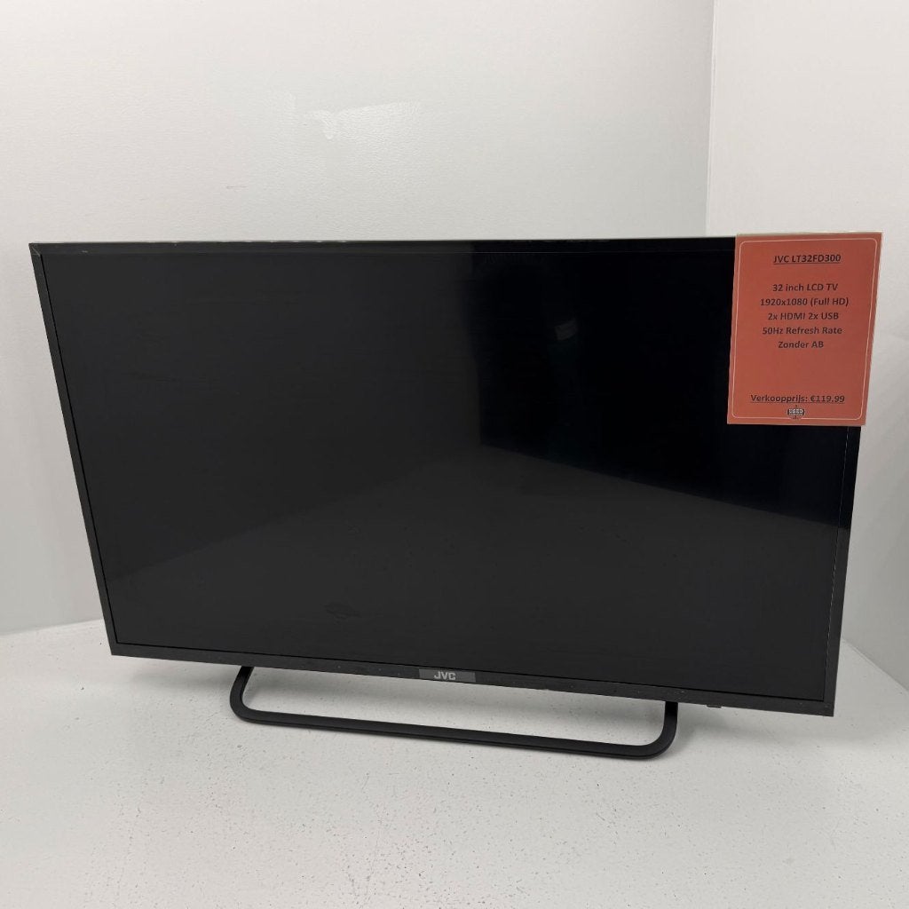 JVC LT32FD300 TV / Televisie | Zonder AB | Met garantie, 50 Hz, Dordrecht@usedproducts.nl, Zo goed als nieuw, 100 cm of meer