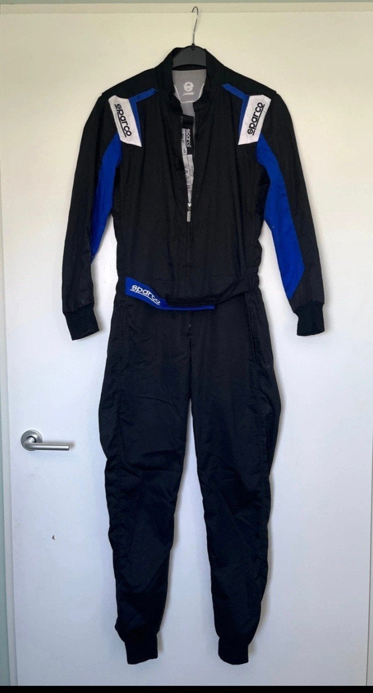 Sparco raceoverall - Zwart/Blauw, Ophalen of Verzenden, Gebruikt