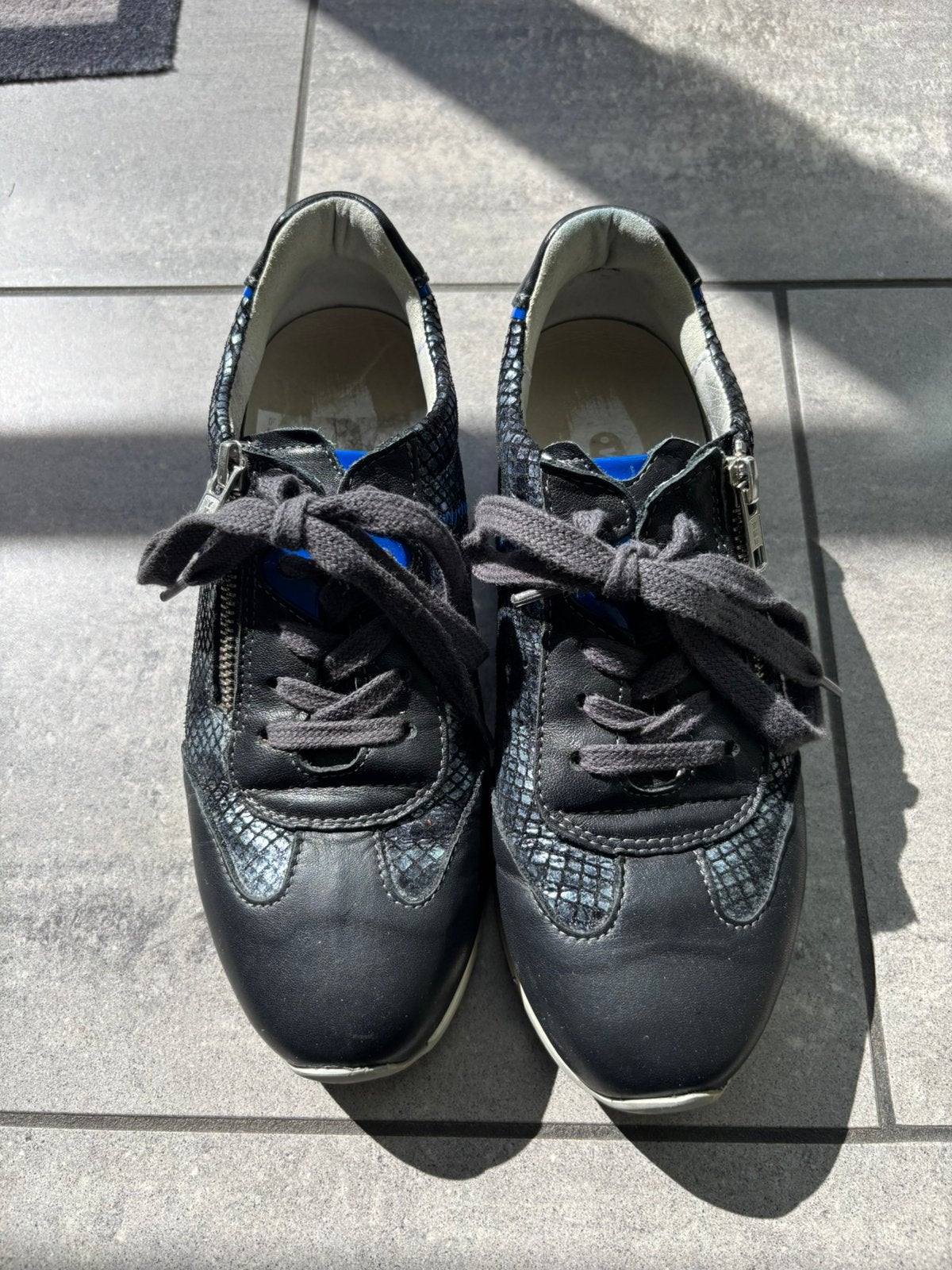Wolky damessneakers maat 37, Kleding | Dames, Ophalen of Verzenden, Zo goed als nieuw, Zwart, Sneakers of Gympen