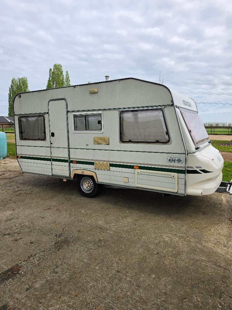 Nette Chateau LaCar caravan. 434C BJ1997 Incl veel extra's, Caravans en Kamperen, Chateau, Luifel, Treinzit, 750 - 1000 kg