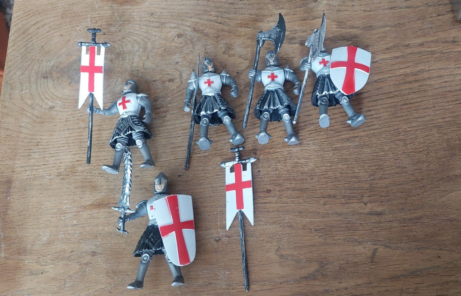 Ridders 10 cm hoog., Verzamelen, Poppetjes en Figuurtjes, Verzenden, Gebruikt