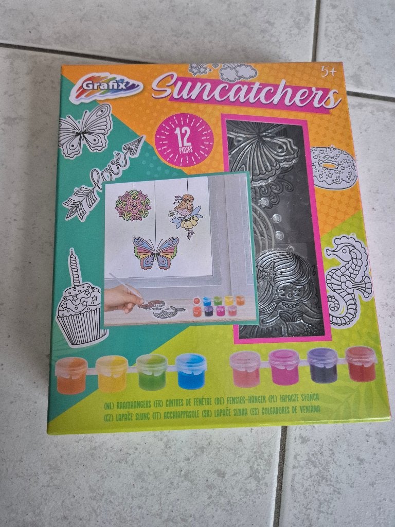 12 suncatchers, Kinderen en Baby's, Speelgoed | Educatief en Creatief, Ophalen of Verzenden, Zo goed als nieuw