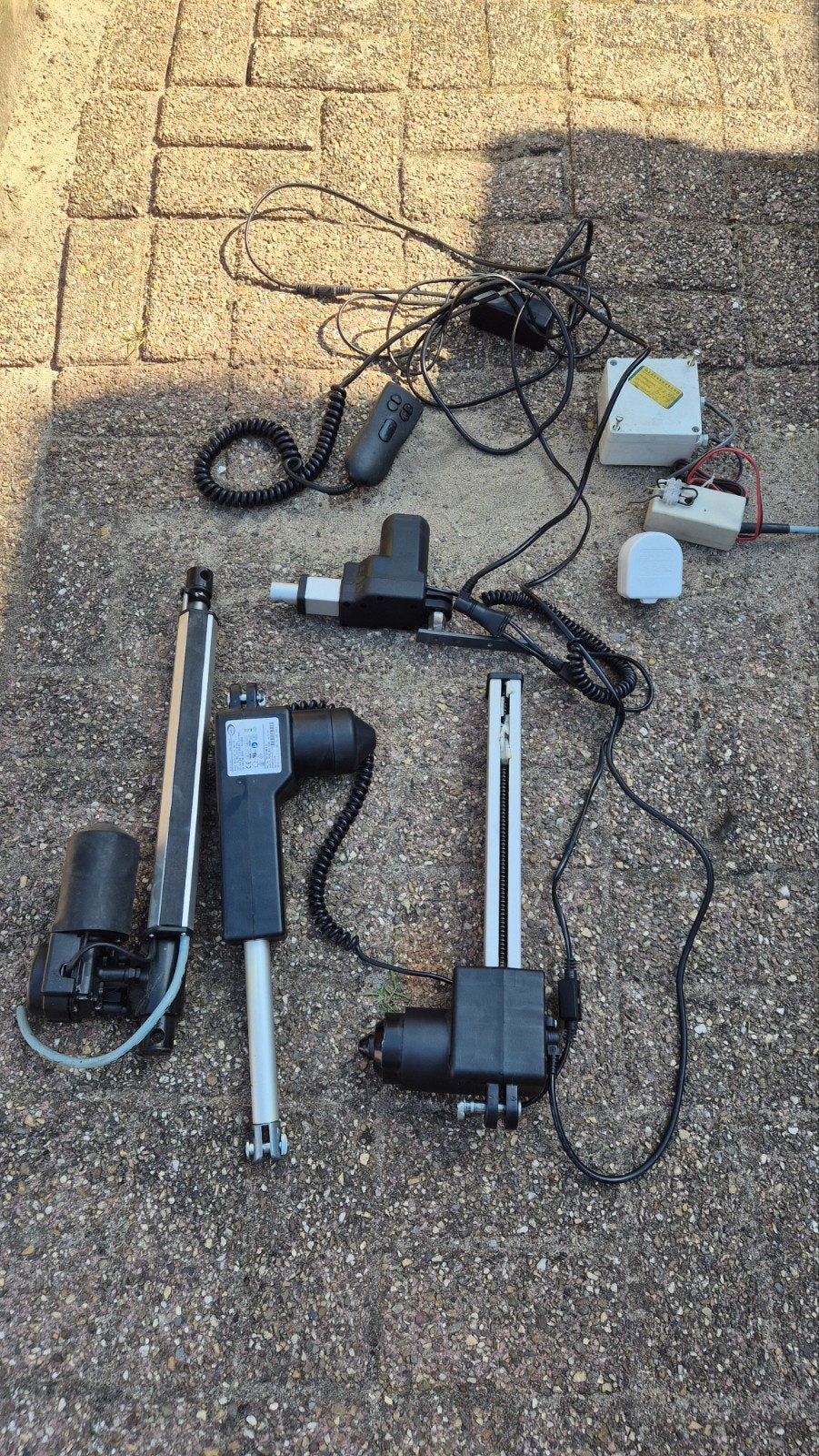Elektrische Hefcilinders met Omvormer en Bediening, Ophalen