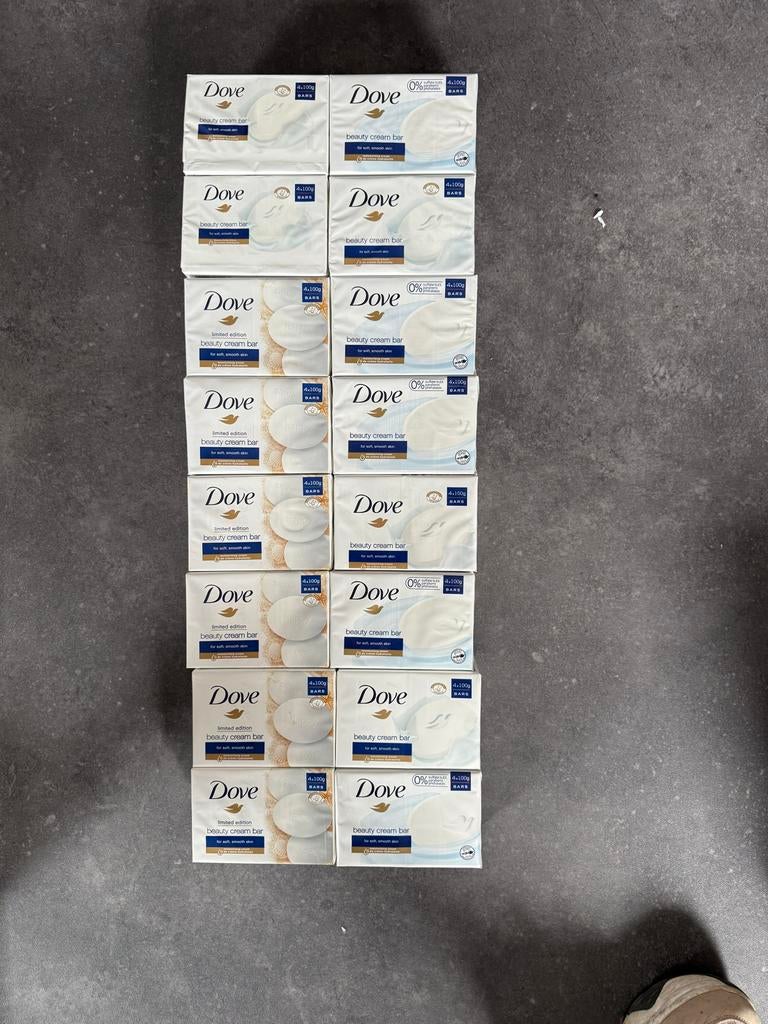 Dove Beauty Cream Bar - 16 stuks, Ophalen, Zo goed als nieuw, Bad & Douche