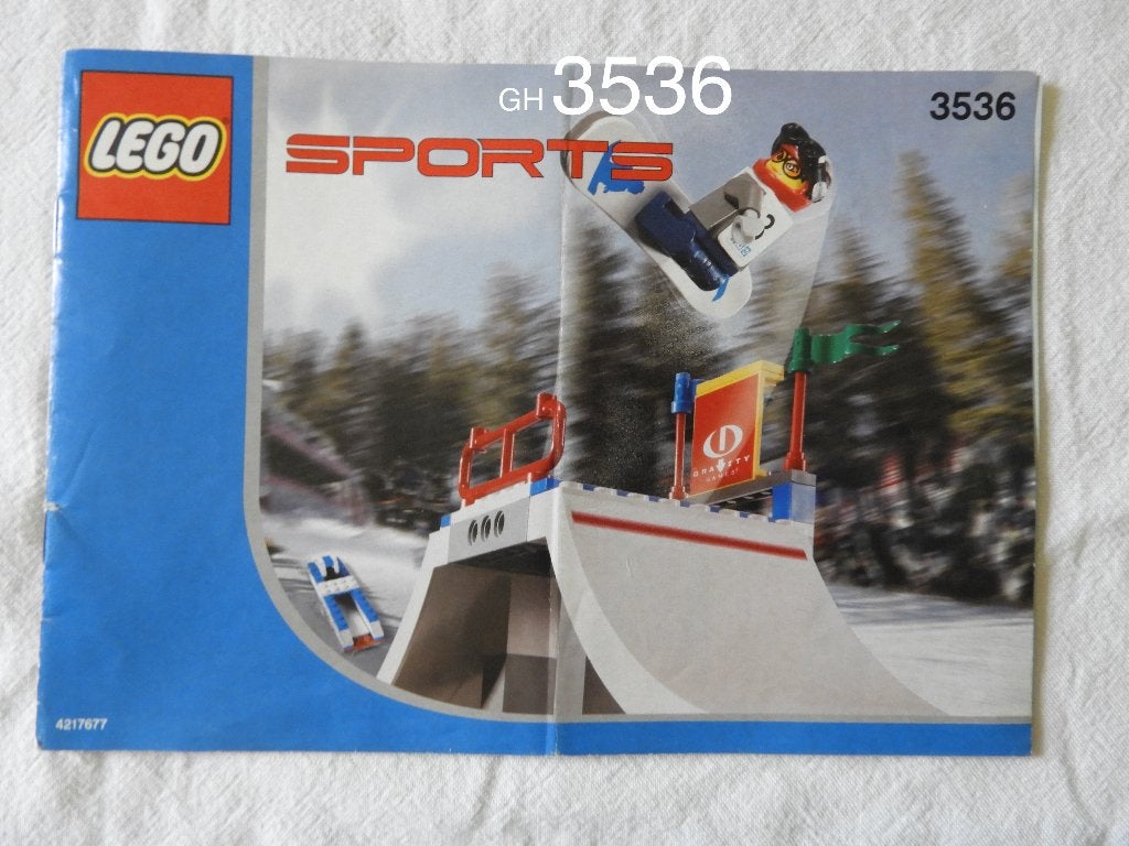 Lego 3536 Snowboard Big Air Comp, Gebruikt, Overige thema's, Lego, Ophalen of Verzenden