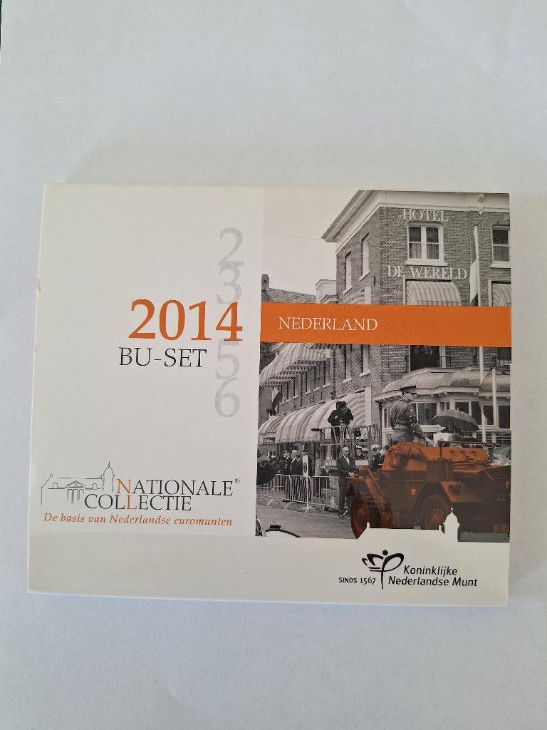 NEDERLAND NATIONALE COLLECTIE 2014 BU SET 8 STUKS PER SET, Ophalen of Verzenden, Koningin Beatrix, Euro's, Zilver