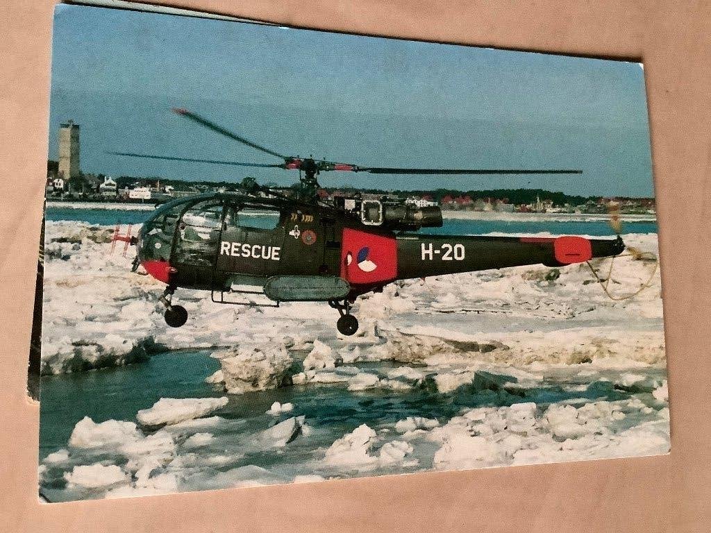 Alhouette, reddingshelicopter, Ophalen of Verzenden, Sterren en Beroemdheden