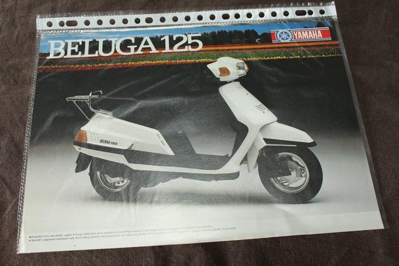 Yamaha Beluga 125 scooter verkoop folder, Motoren, Ophalen of Verzenden, Yamaha