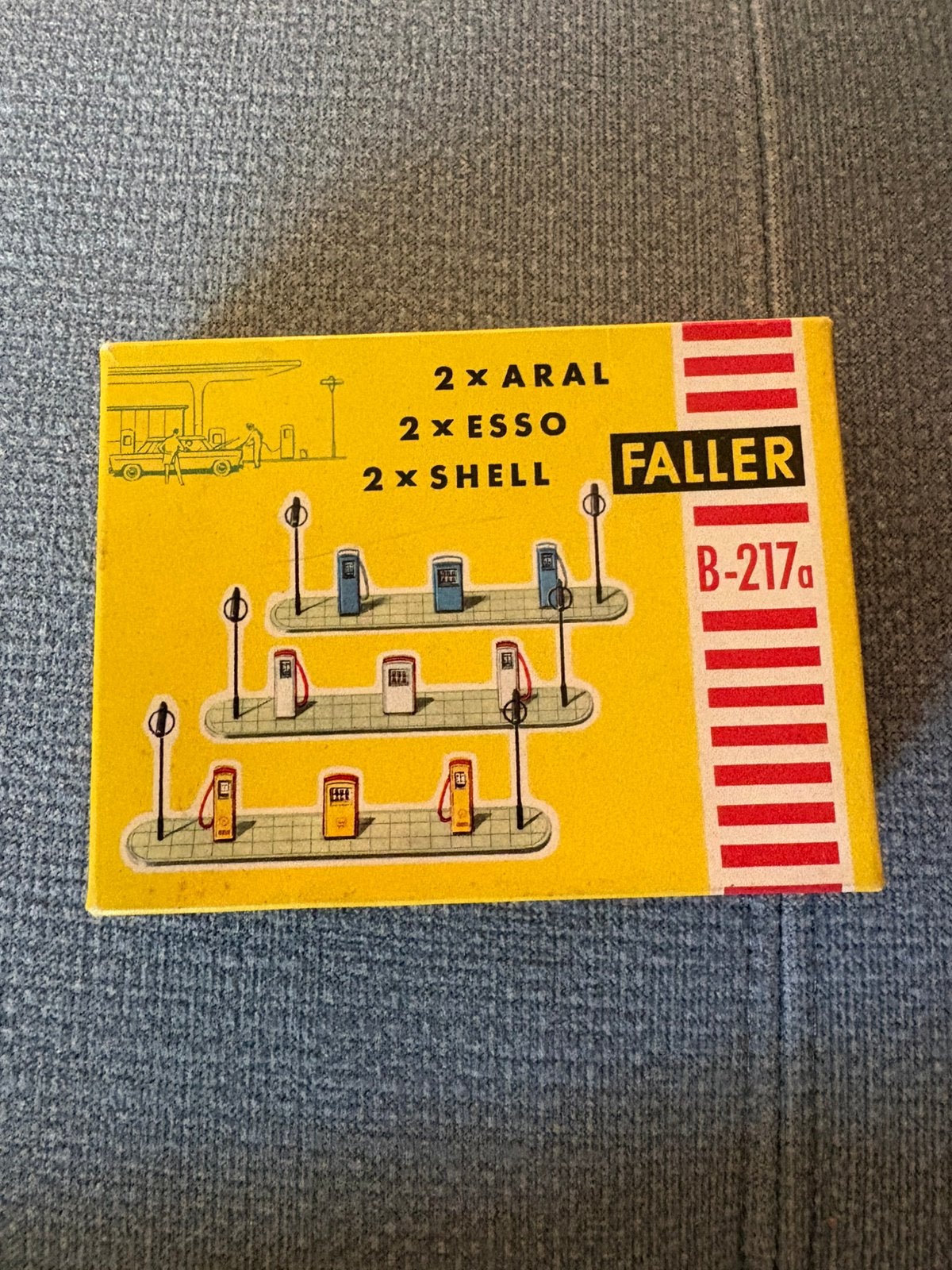 Faller B-217/a benzinepompen, Overige merken, Gelijkstroom of Wisselstroom, Brug, Tunnel of Gebouw, Nieuw