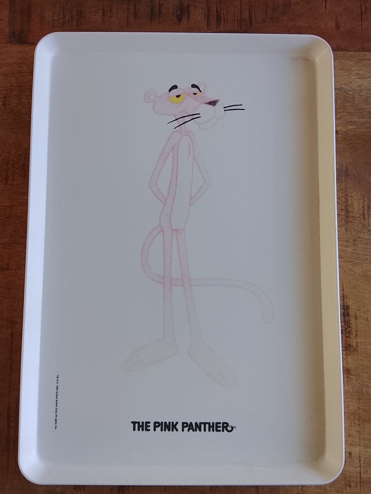 Vintage The Pink Panther dienblad 1984, Verzamelen, Ophalen of Verzenden