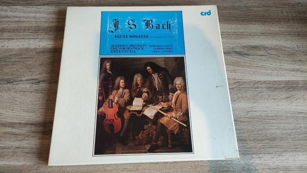 J.S. bach flute concertos lp, Gebruikt, Overige typen, Ophalen of Verzenden, 12 inch
