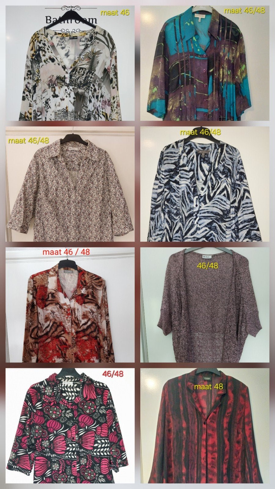 mooie blouse ulla popken gerrie weber maat 46 48 dames, Kleding | Dames, Blouses en Tunieken, Ophalen of Verzenden, Zo goed als nieuw
