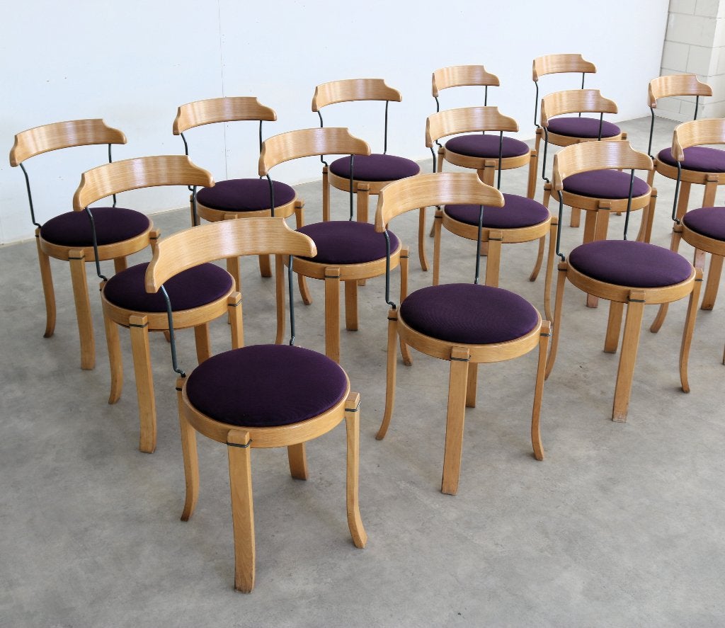 vintage stoelen | eetkamerstoelen | jaren 70 | Denemarken, Gebruikt, Overige kleuren, ., Ophalen of Verzenden