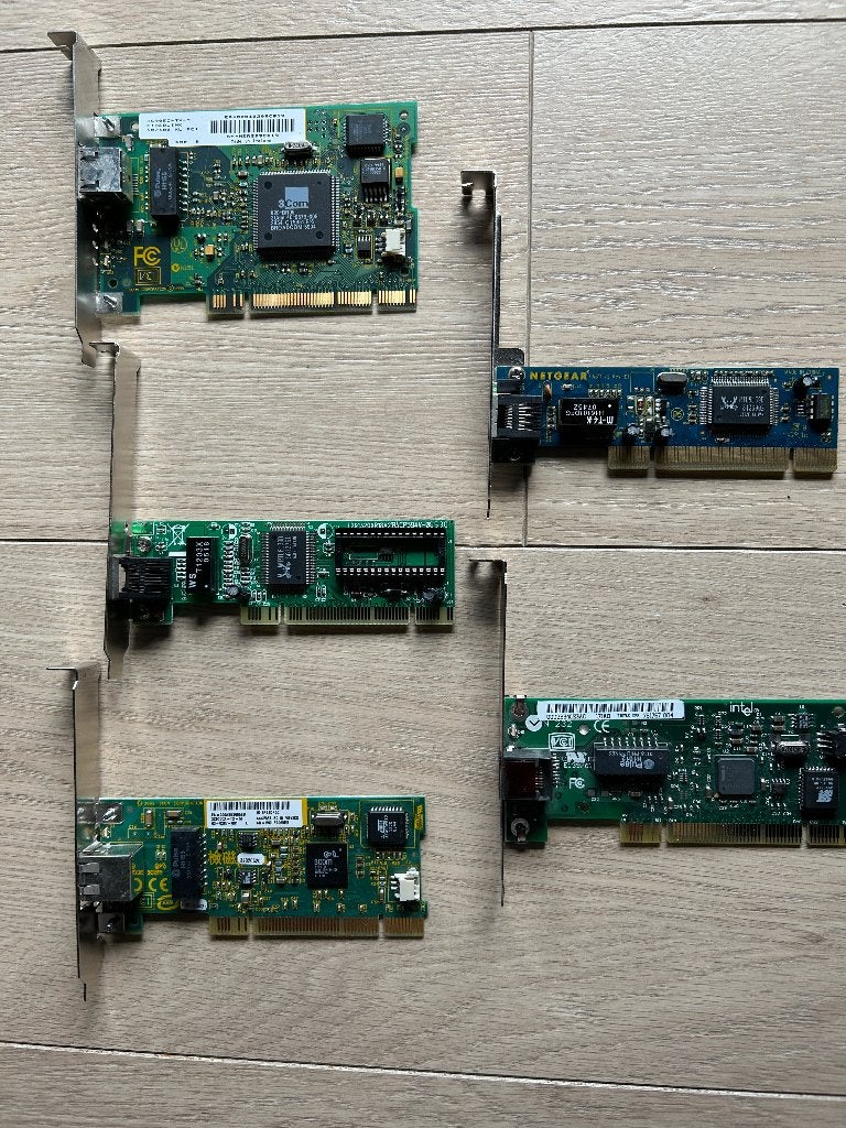 Netwerkkaart diverse, Computers en Software, Ophalen of Verzenden, Gebruikt, Intern, Diverse