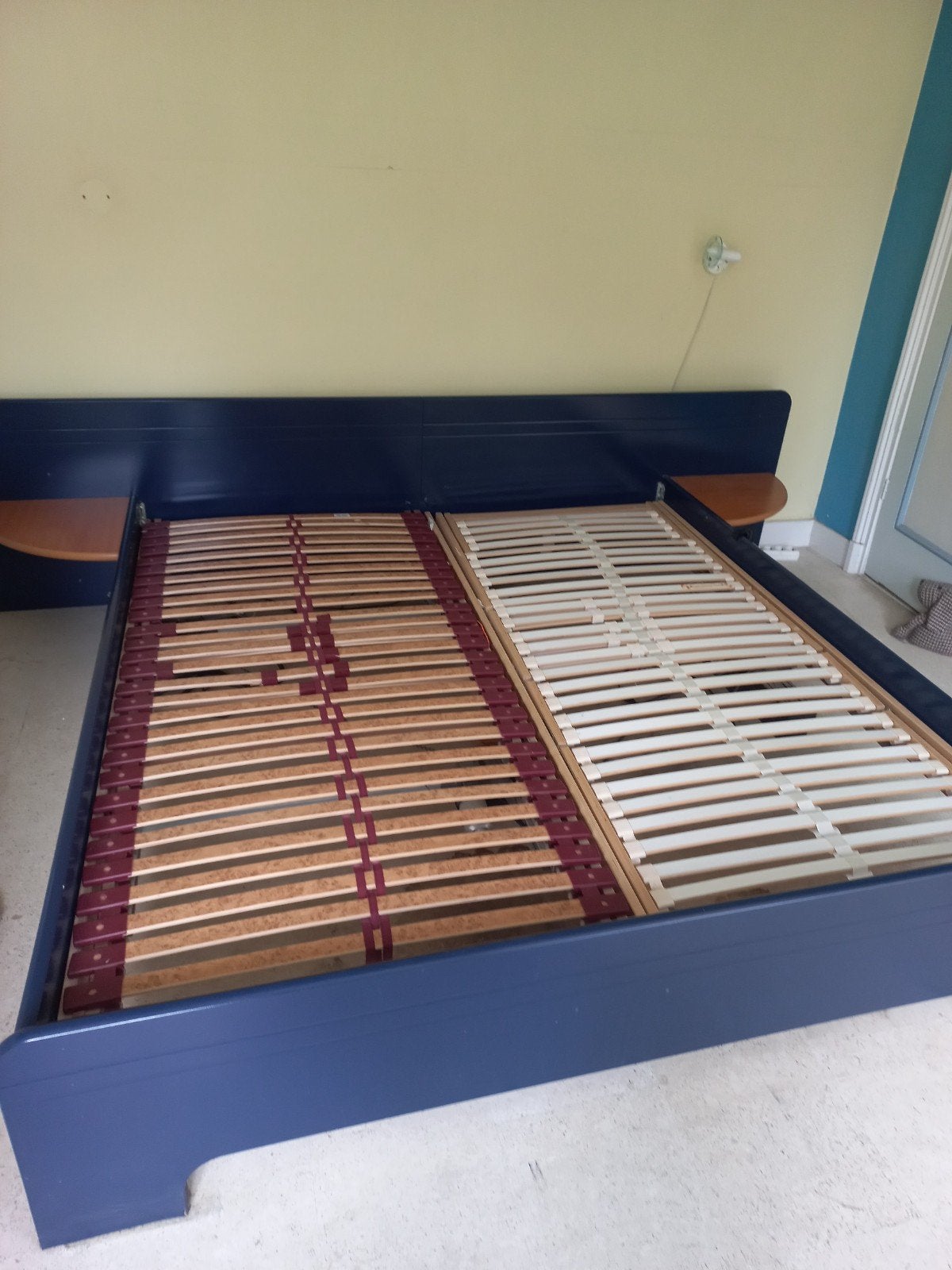 elektrisch verstelbaar tweepersoons bed, 180x200, Huis en Inrichting, Slaapkamer | Bedden, Ophalen, Tweepersoons, 180 cm, Hout