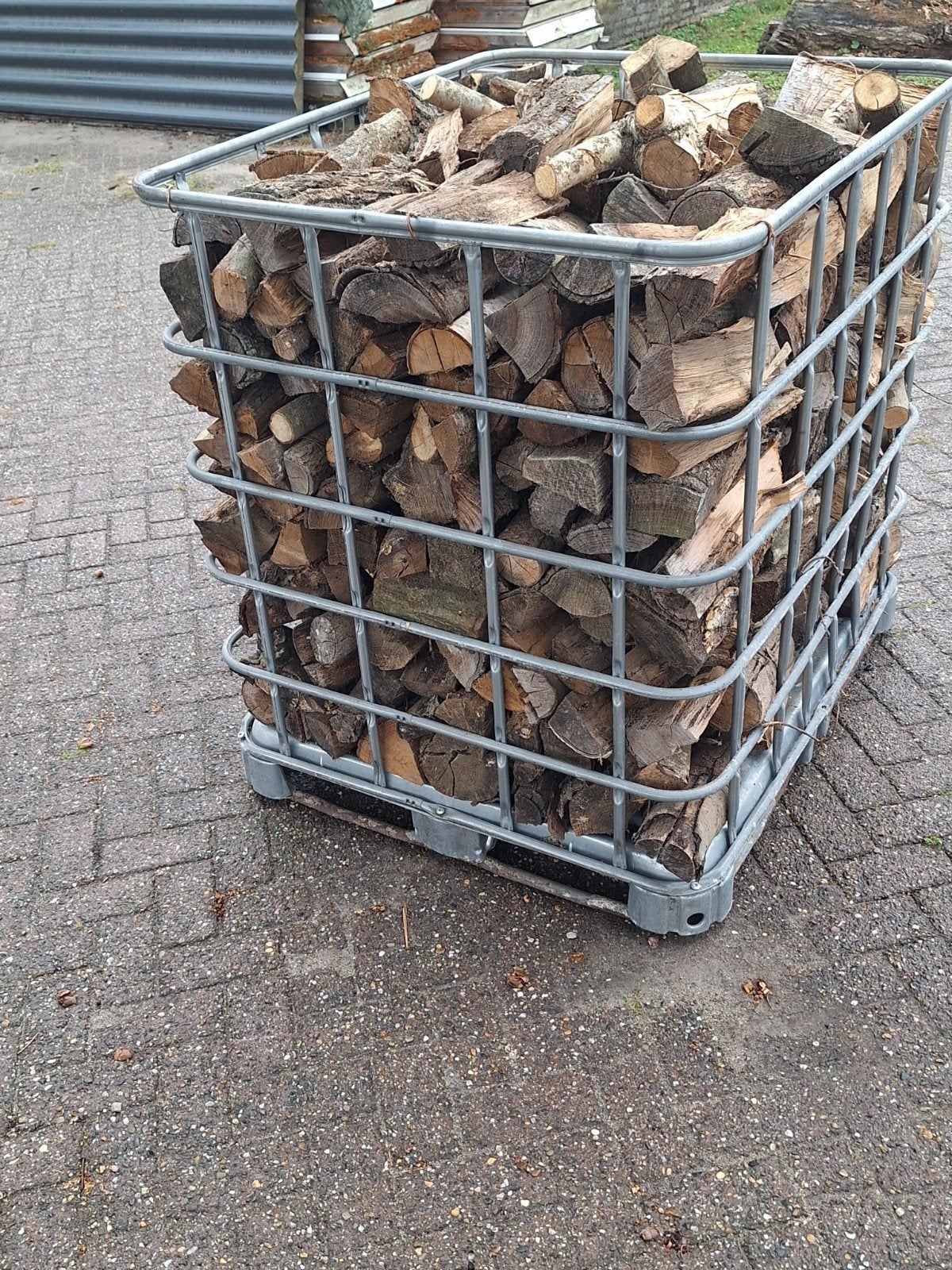 Haardhout stookklaar per kuub (excl. krat of statiegeld), Minder dan 3 m³, Ophalen of Verzenden, Overige houtsoorten, Blokken