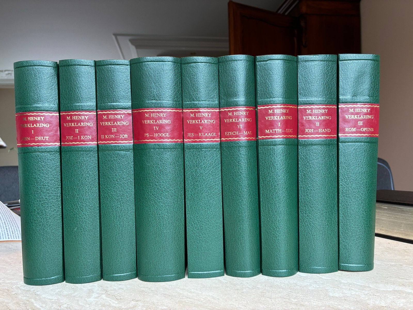 M. Henry bijbelverklaring - Complete Set (9 delen), Verzenden