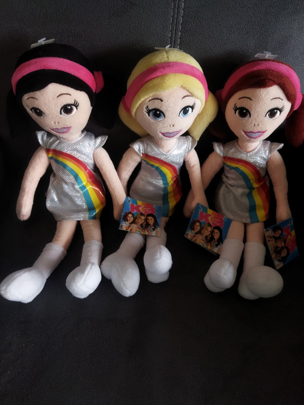 K3 Knuffelpoppen - Set van 3 (Nieuw met kaartjes), Ophalen, Nieuw, Barbie