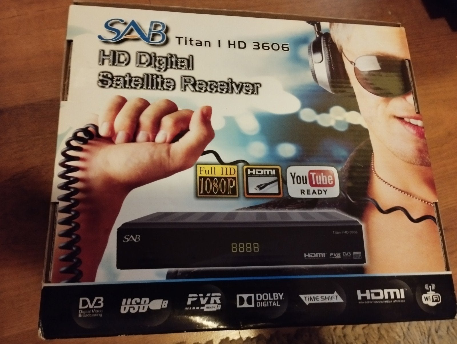SAB Titan I HD 3606 Digitale Satelliet Ontvanger, Ophalen of Verzenden, Zo goed als nieuw, Decoder