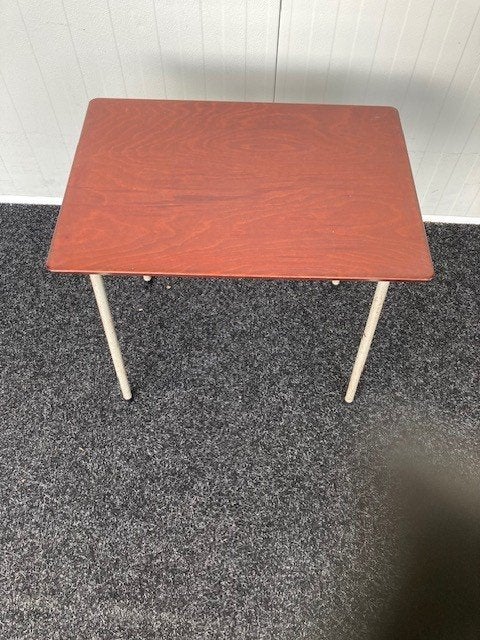 Vintage bijzettafel kunststof jaren 70, Ophalen of Verzenden