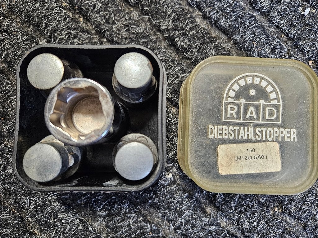 RAD slotmoeren auto M12 x 1.5, lengte 60, Ophalen of Verzenden, Gebruikt