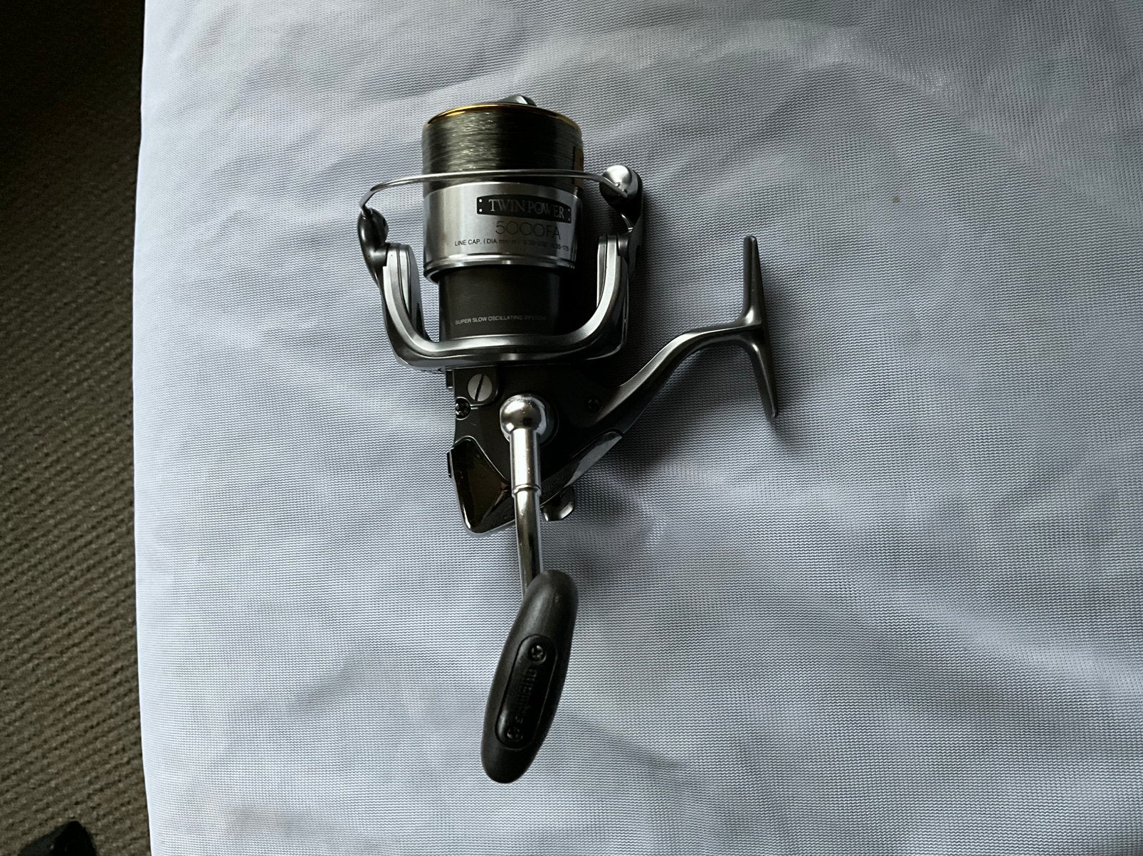 Shimano Twinpower 5000 FA., Ophalen of Verzenden, Gebruikt, Molen