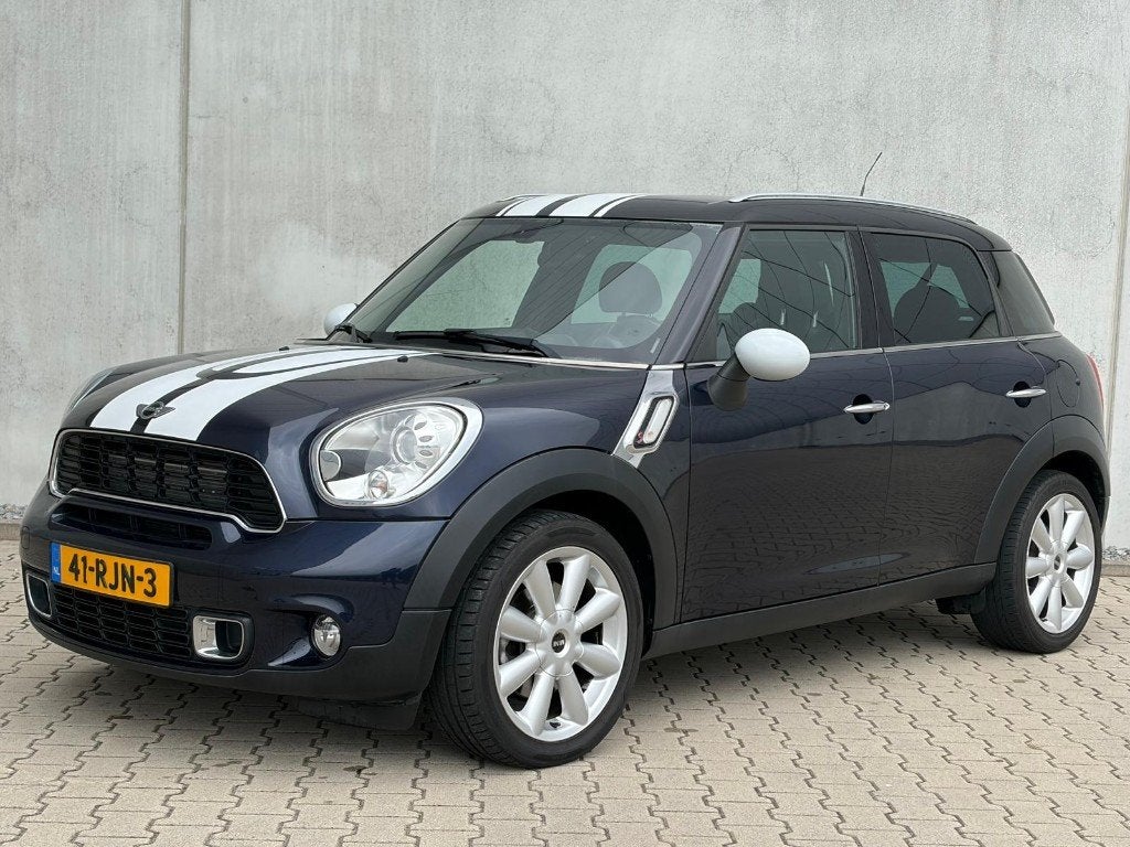 Mini Countryman 1.6 Cooper S Chili | Leer | Navigatie, Auto's, Mini, Voorwielaandrijving, Blauw, Bedrijf, Handgeschakeld