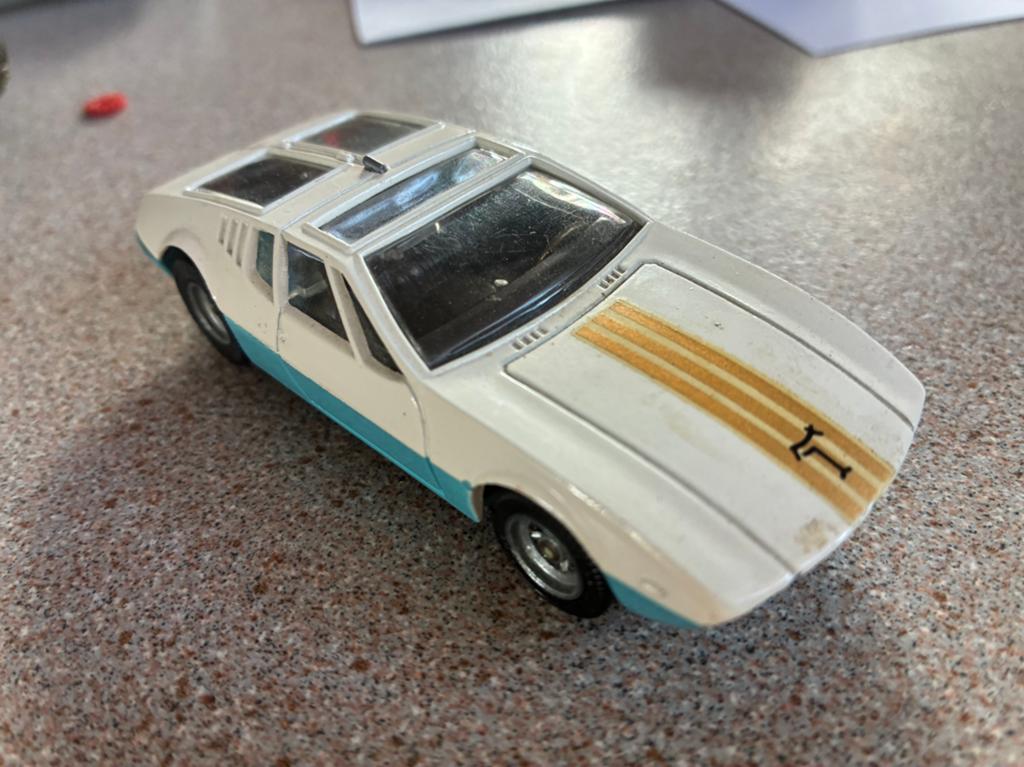 De Tomaso Corgi Toys, Hobby en Vrije tijd, Modelauto's | 1:50, Ophalen of Verzenden, Zo goed als nieuw, Auto, Corgi