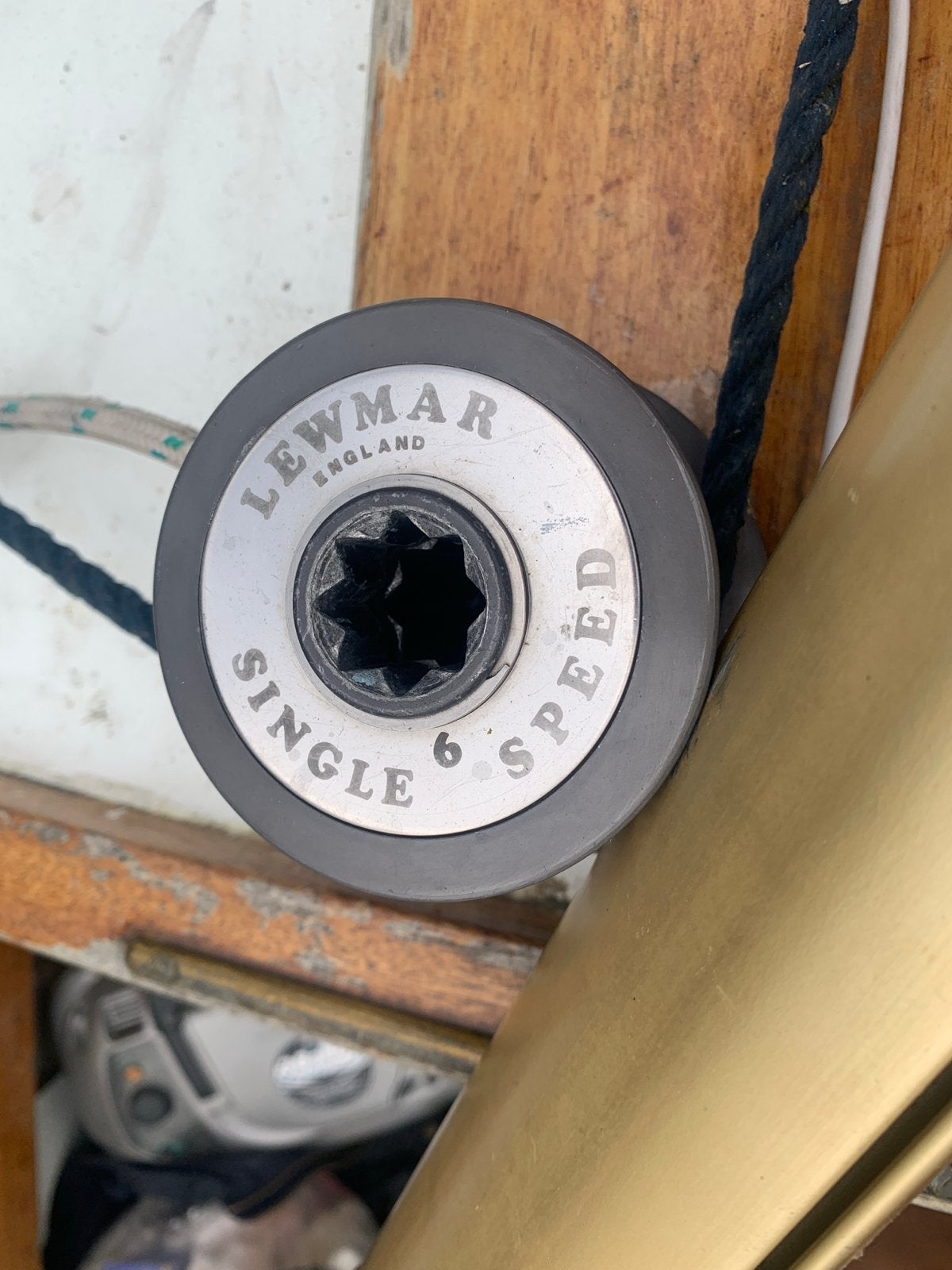 Lewmar Single 6 Speed Schootlieren (2 stuks), Ophalen, Gebruikt, Overige typen