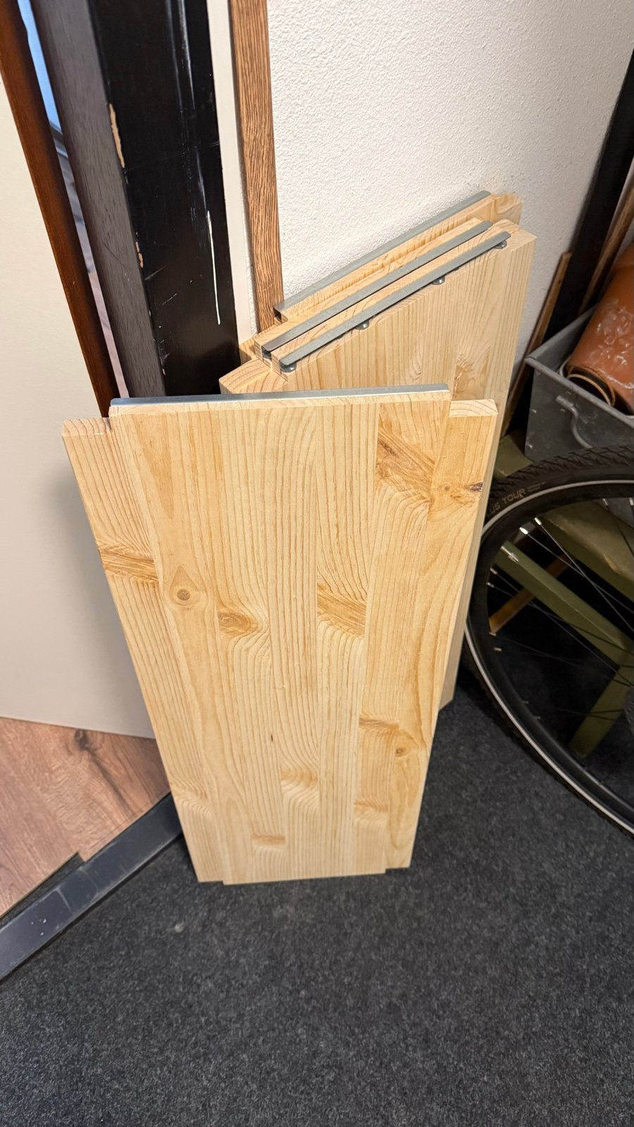 4 planken ivar 83x30, Ophalen, Gebruikt