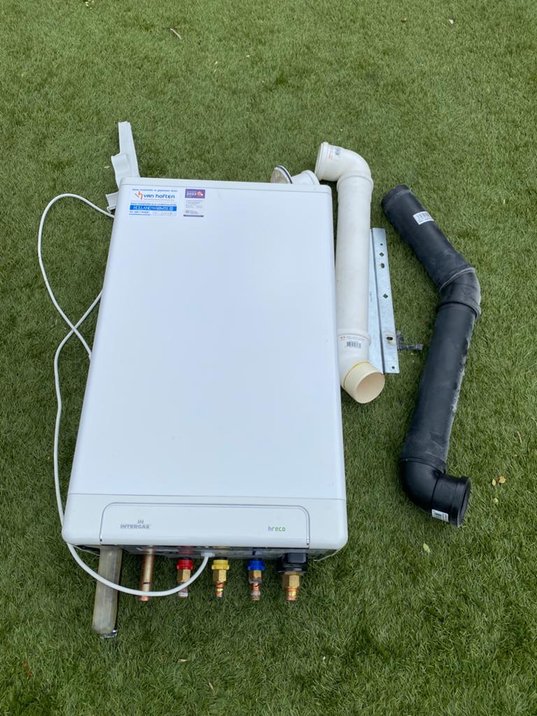 Intergas cv ketel Kombi Kompakt HReco 36, Ophalen, 30 tot 80 cm, Gebruikt, Cv-ketel of Combi-ketel