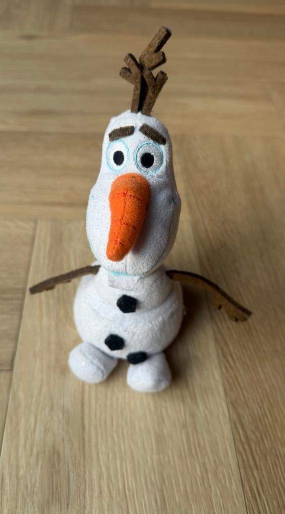 Ty knuffel, Olaf, Disney, 17 cm, Kinderen en Baby's, Speelgoed | Knuffels en Pluche, Ophalen of Verzenden, Zo goed als nieuw