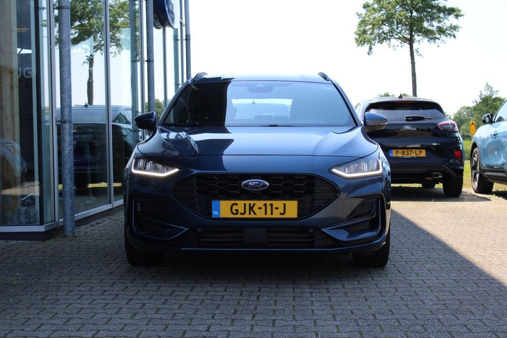 Ford Focus Wagon 1.0 EcoBoost Hybrid ST-Line | Trekhaak | Ca, Gebruikt, Euro 6, 1404 kg, Blauw