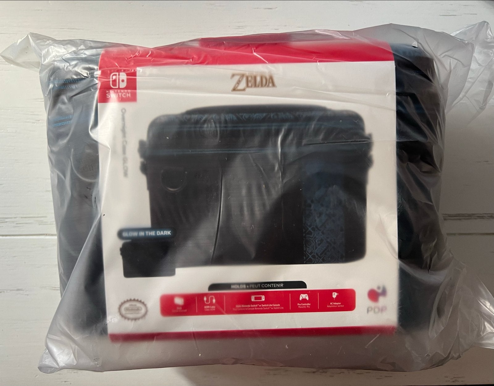 Nintendo Switch Zelda Glow in the Dark opbergtas, Avontuur en Actie, 1 speler, Nieuw, Ophalen of Verzenden