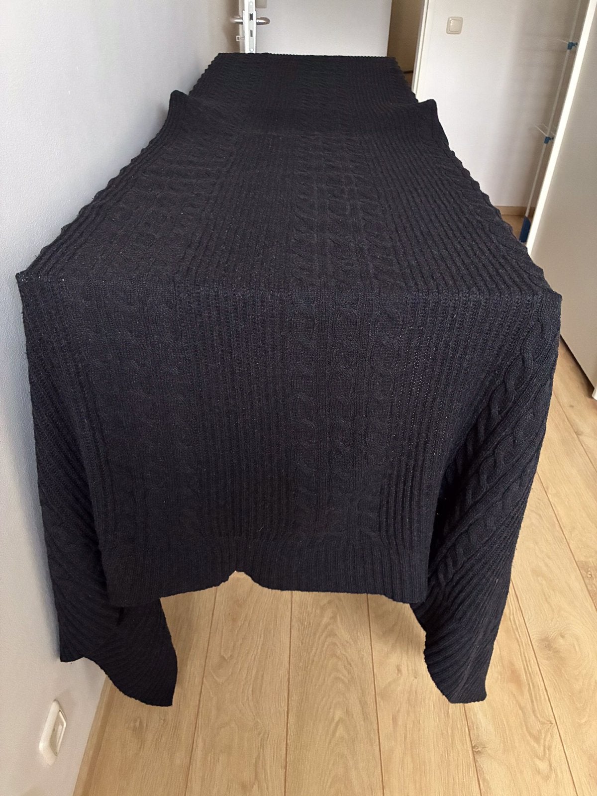 Antraciet plaid van Scapa home 80% lamswol en 20% acryl, Huis en Inrichting, Gebruikt, Wol, 260 cm, Ophalen of Verzenden