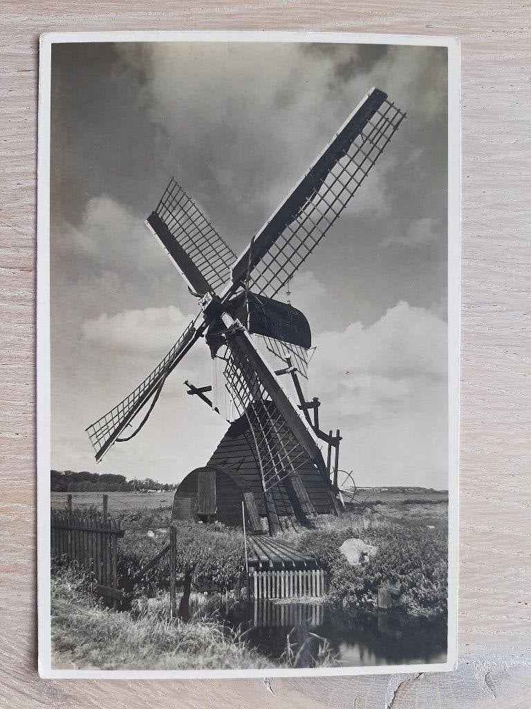 Oegstgeest Wipwatermolen Maredijkpolder molen, jr40?, Ophalen of Verzenden, 1940 tot 1960, Ongelopen, Zuid-Holland