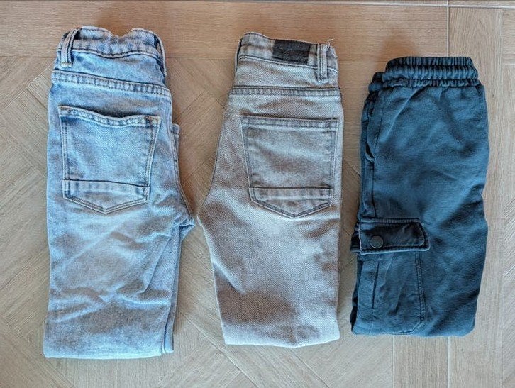 3 broeken (Z8 & Shoeby Tapered) maat 116, Broek, Jongen of Meisje, Zo goed als nieuw, Z8, Shoeby