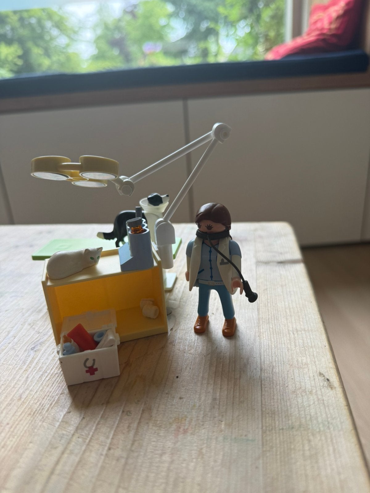 Dierenarts Playmobil, Kinderen en Baby's, Ophalen, Zo goed als nieuw, Complete set